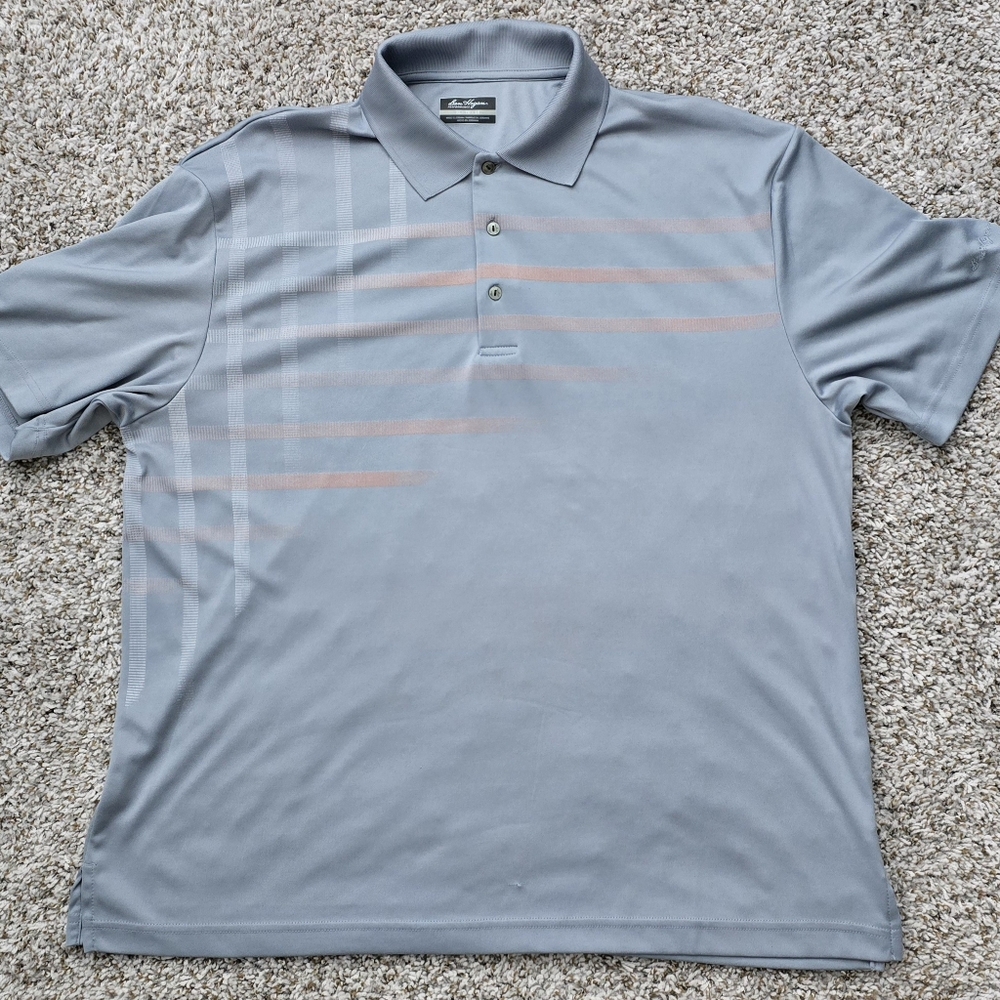 Ben Hogan Men's Gray Extra Large Golf Polo